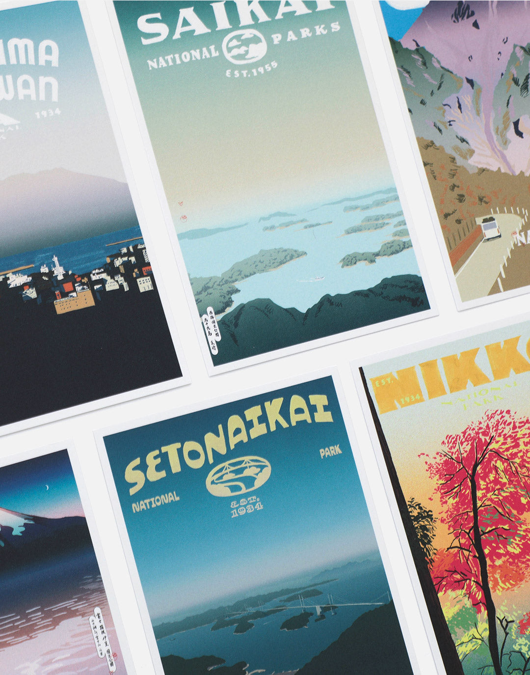 National Parks of Japan POSTCARD Saikai