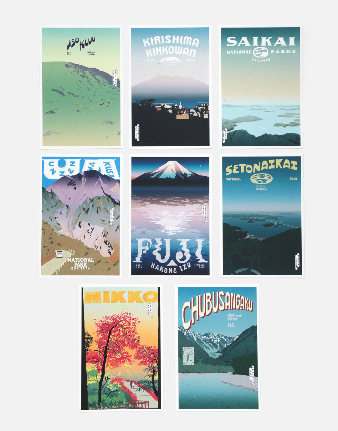 National Parks of Japan POSTCARD Saikai