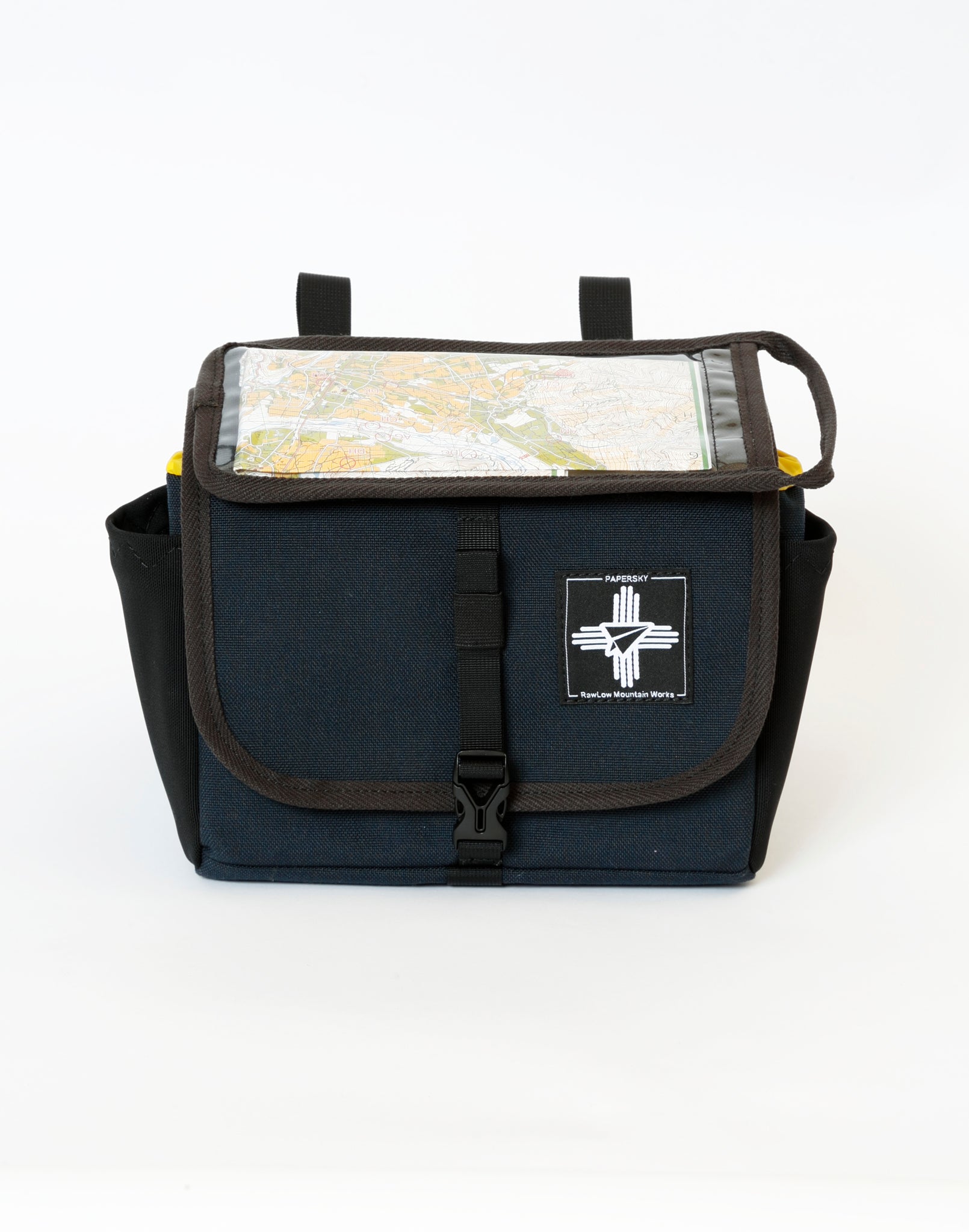 papersky and rawlow mountain products front bike bag